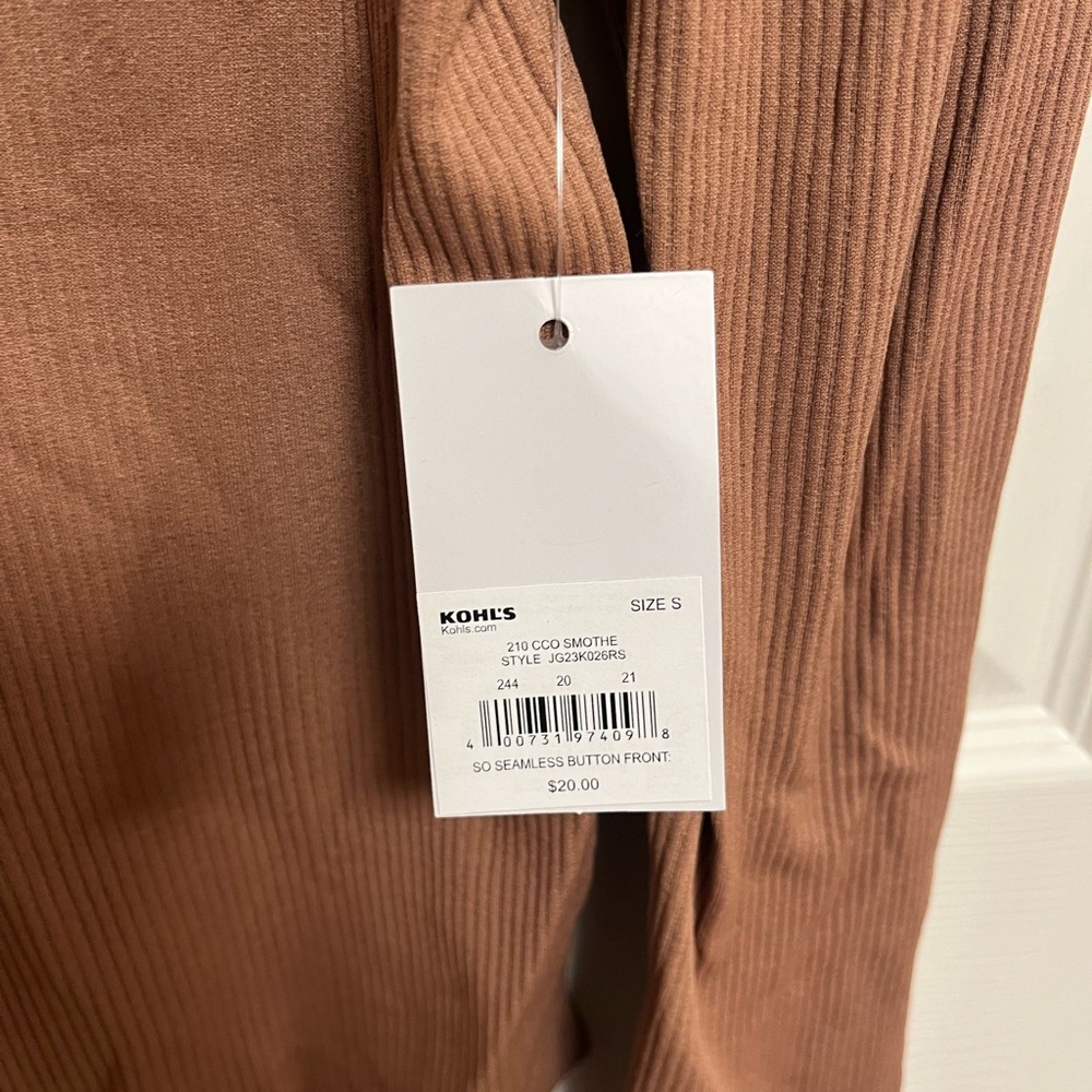 SO Caramel Ribbed Bodysuit - Picture 7 of 10